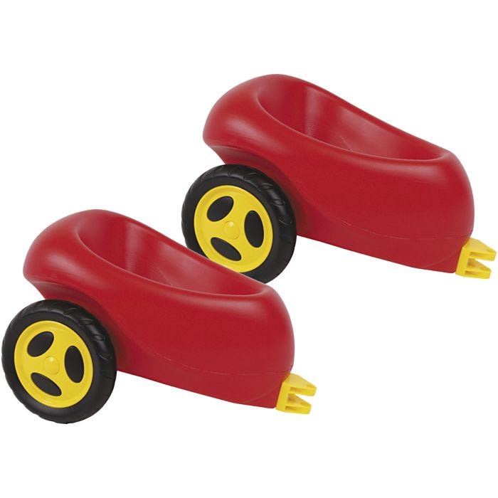 dantoy Vagn till Motorcykel, stl. 45x26x30 cm, 2 st./ 1 set
