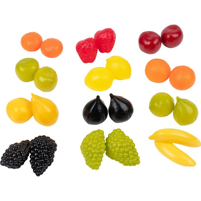 Fruktset, L: 4,5-7 cm, 24 st./ 1 set