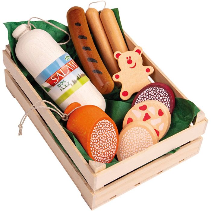 Korvar i trälåda, stl. 124x170x60 mm, 6 st./ 1 förp.