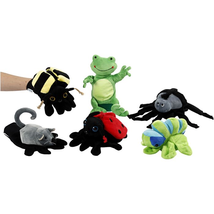 beleduc Handdocka, Djur i trädgården, 6 st./ 1 set