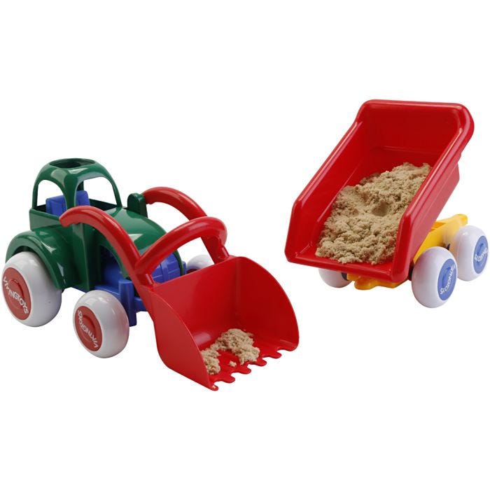 Traktor med släpvagn, 2 st./ 1 set
