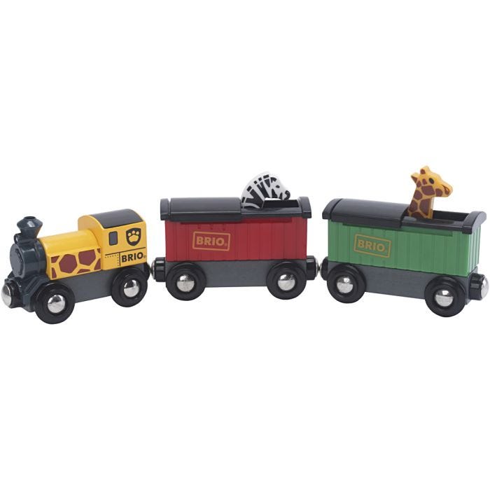 BRIO Lokomotiv med Djurvagnar, 3 st./ 1 set
