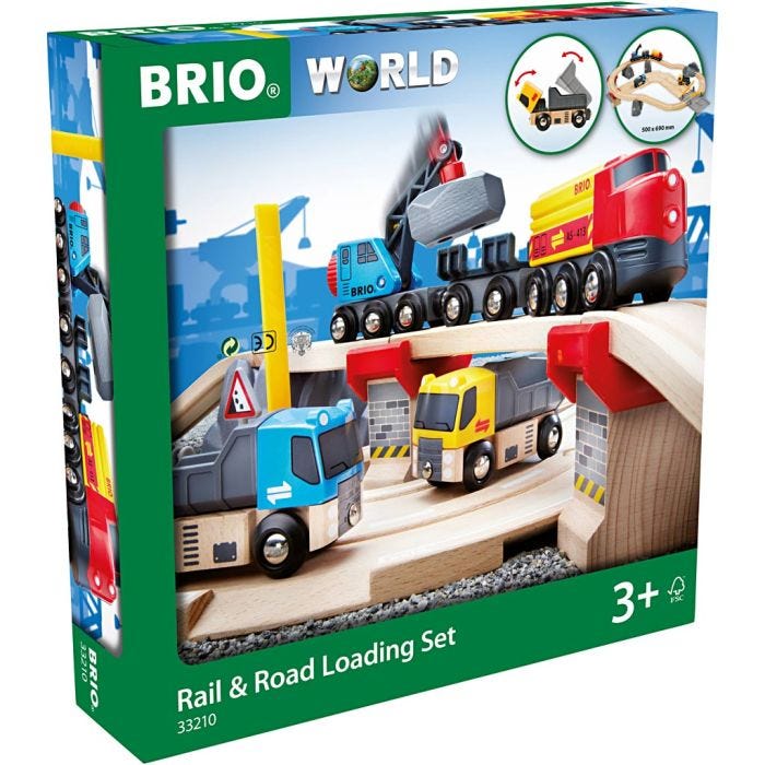 BRIO tåg- och väglastset, 1 förp.
