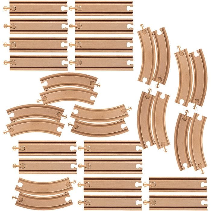VIGA tågskenor, 32 st./ 1 set