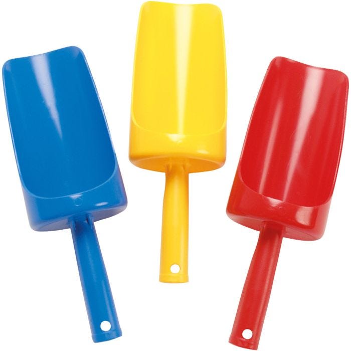 dantoy Köpmansspadar, L: 24 cm, 10 st./ 1 set
