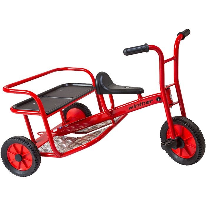 Winther Twin Taxi cykel, H: 62 cm, L: 104 cm, B: 68 cm
