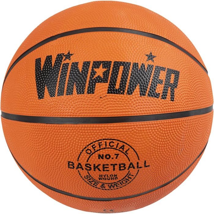 Basketboll, nr. 7, Dia. 23 cm, orange, 1 st.
