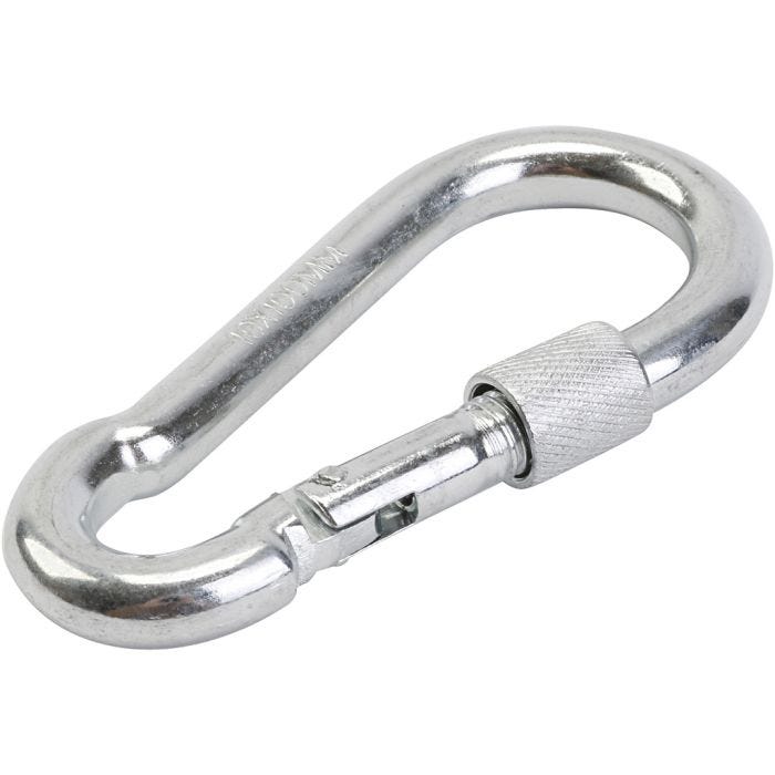 Karbinhake till plattformsgunga, L: 14.5 cm, 1 st./ 1 förp.