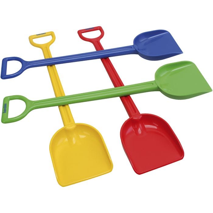 dantoy Minispade, L: 40 cm, B: 9 cm, 4 st./ 1 set