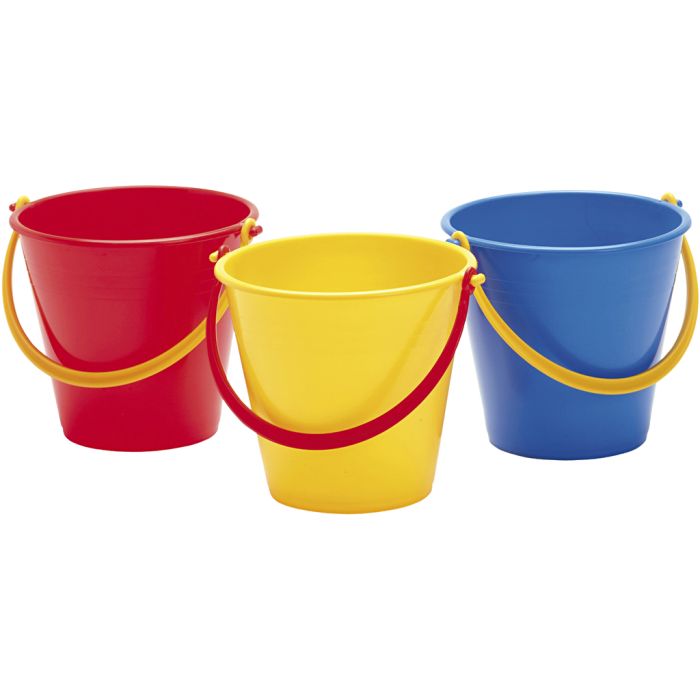 dantoy hinkar med handtag, H: 13 cm, 1,3 l, 10 st./ 1 set