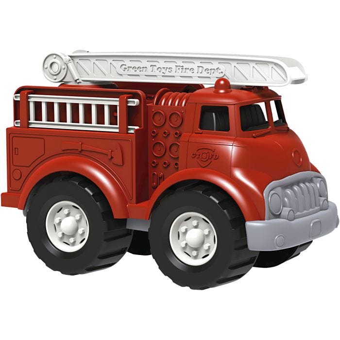 Green Toys, Brandbil, stl. 30 cm, 1 st.