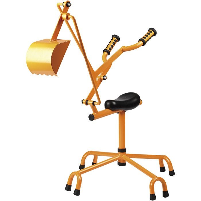 TopTrike by beleduc Grävskopor Orange, stl. 600x600x900 mm, 1 st.