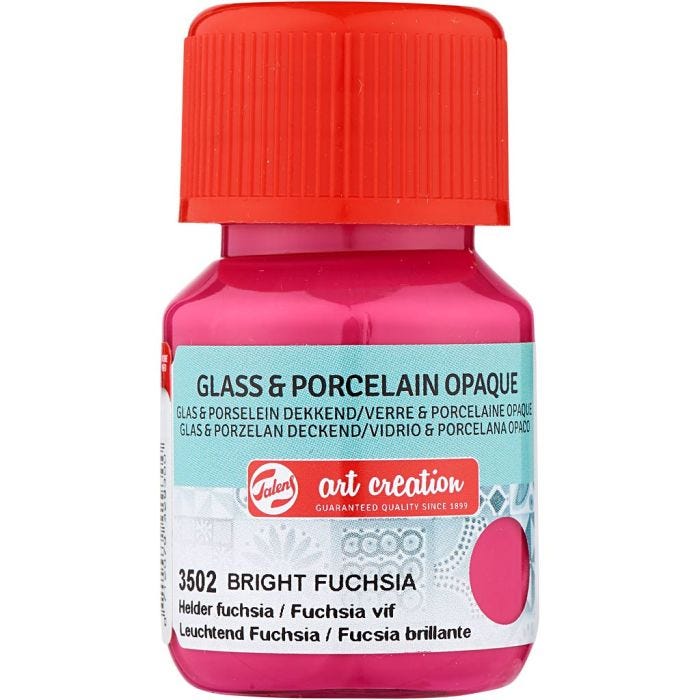Keramik- och porslinsfärg, rosa, 30 ml/ 1 flaska