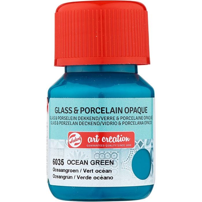 Keramik- och porslinsfärg, turkos, 30 ml/ 1 flaska