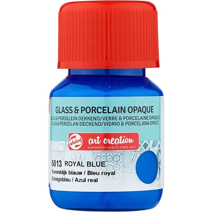 Keramik- och porslinsfärg, kungsblå, 30 ml/ 1 flaska