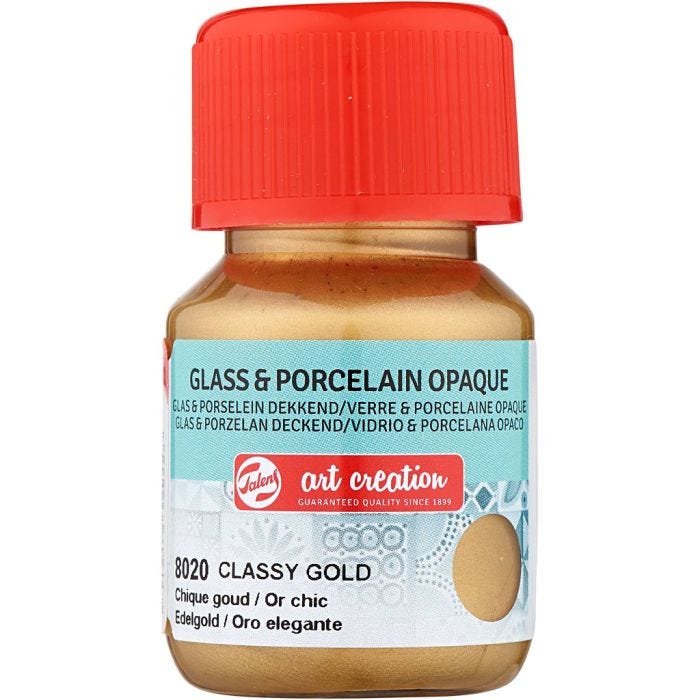 Keramik- och porslinsfärg, guld, 30 ml/ 1 flaska