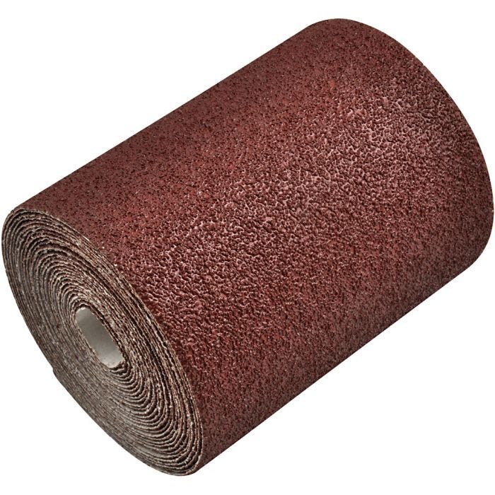 Sandpapper, korn 40, B: 11,5 cm, 5 m/ 1 rl.