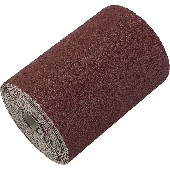 Sandpapper, Korn 80, B: 11,5 cm, 5 m/ 1 rl.