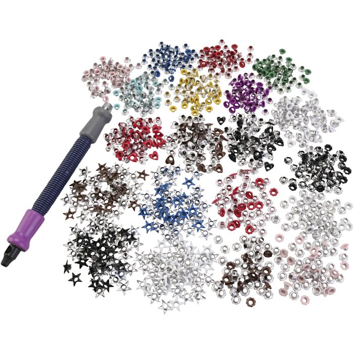 Snörringar med verktyg, 1000 st./ 1 förp.