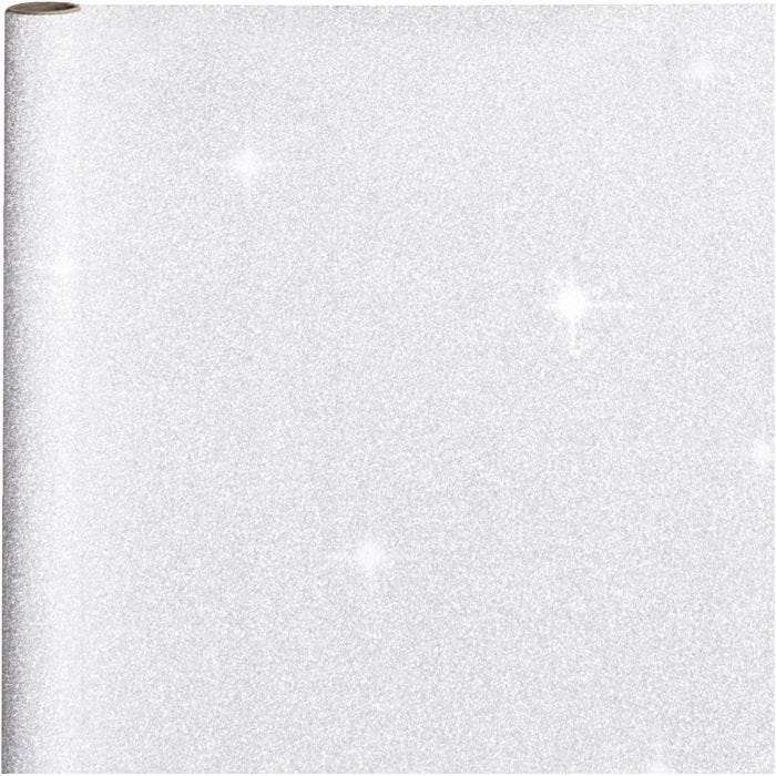 Presentpapper, B: 50 cm, 80 g, silver