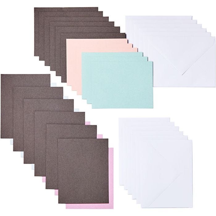 Cricut Joy inläggskort (Neutrala), pastellfärger, 12 st./ 1 förp.