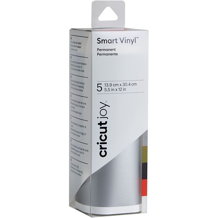 Cricut Joy Smart Permanent vinylprov (Elegans), permanent, stl. 14x30 cm, 5 ark/ 1 förp.