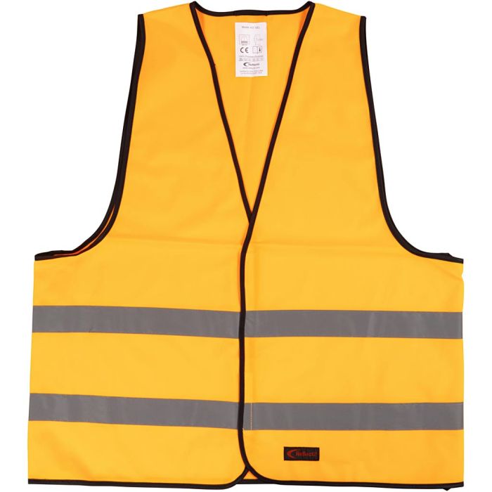 Varselväst, L: 73 cm, B: 65 cm, stl. XL, orange, 1 st.