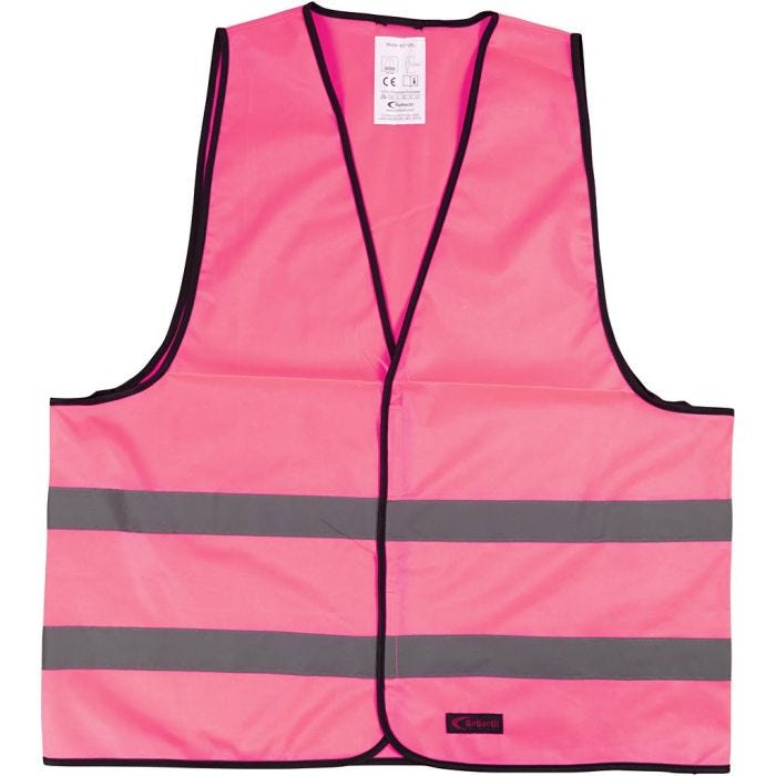 Varselväst, L: 73 cm, B: 65 cm, stl. XL, rosa, 1 st.