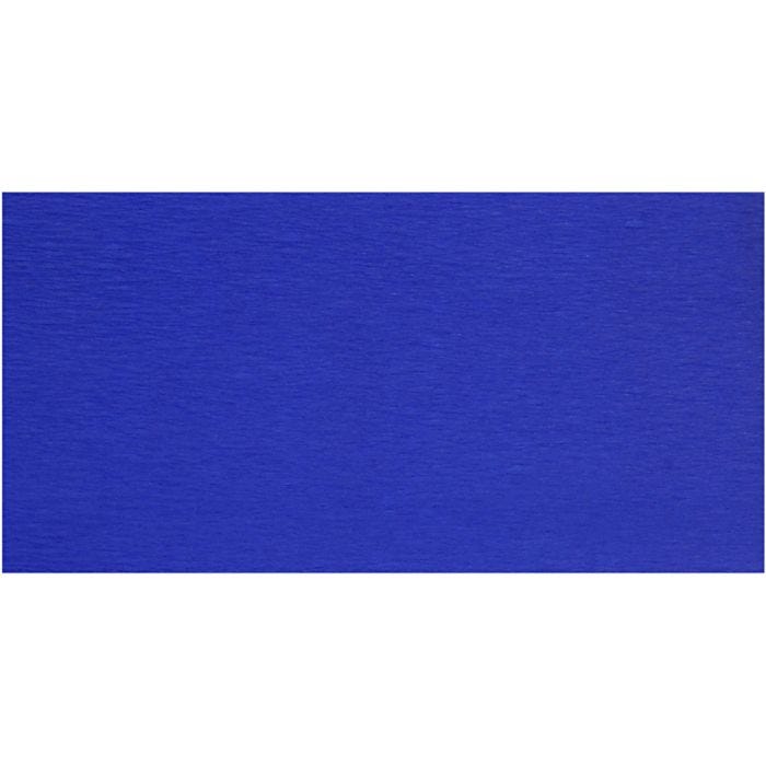 Kräppapper, ark 50x250 cm, blå, 10 ark/ 1 förp.