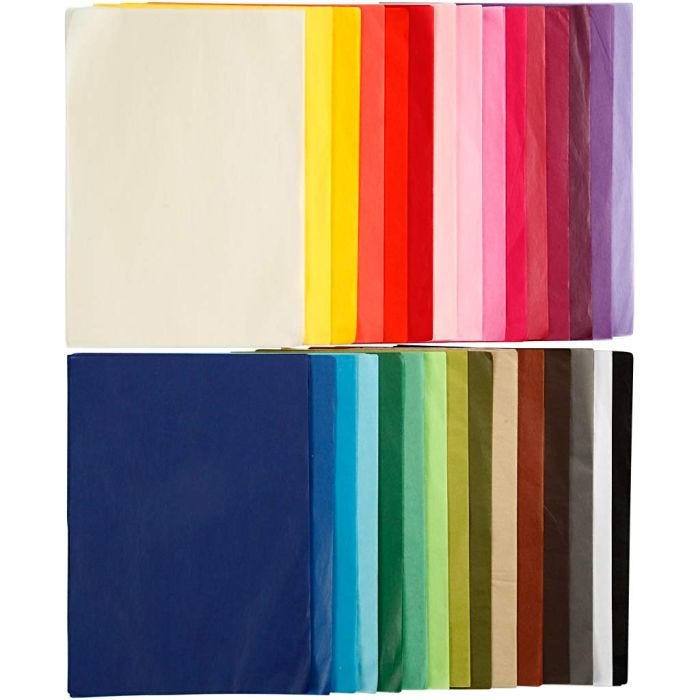 Silkespapper, A4, ark 210x297 mm, 17 g, 30x10 ark/ 1 förp.