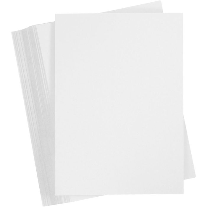 Färgad Kartong, A3, ark 297x420 mm, 180 g, vit, 100 ark/ 1 förp.