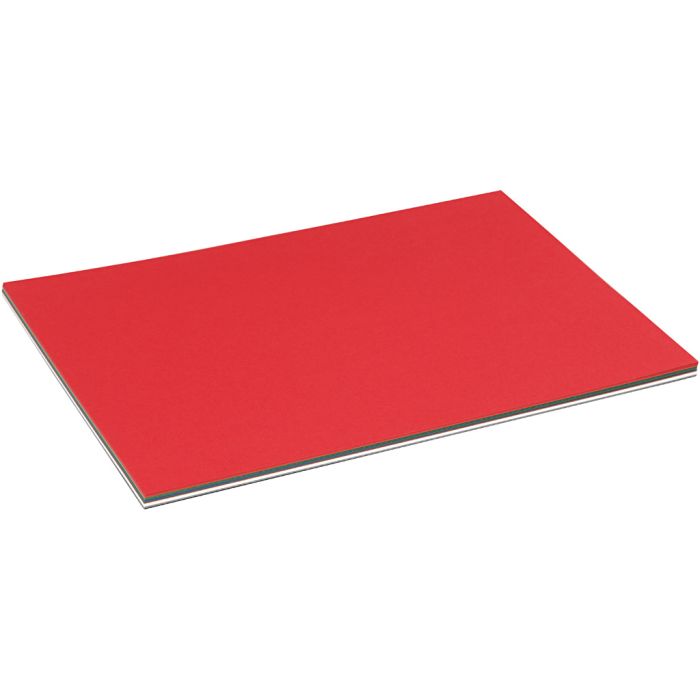 Julkartong, A4, ark 210x297 mm, 180 g, mixade färger, 30 mix. ark/ 1 förp.