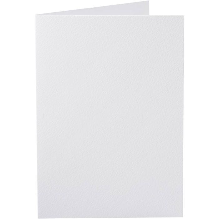 Kort, kortstl. 10,5x15 cm, 220 g, vit, 10 st./ 1 förp.