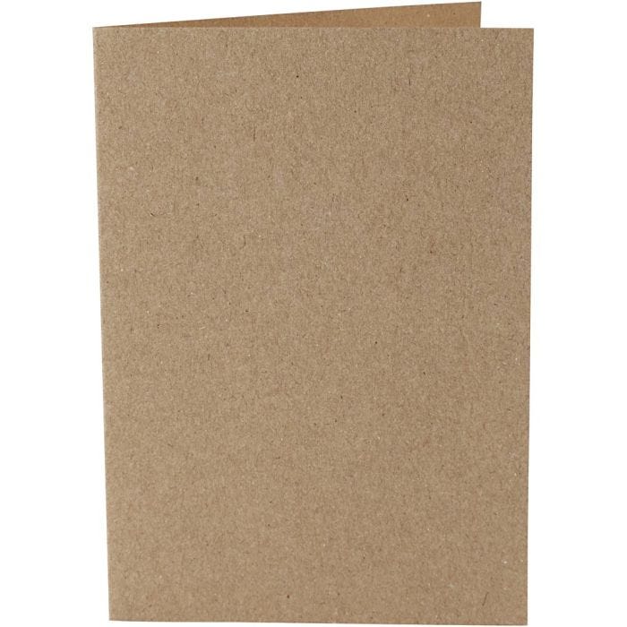Kort, kortstl. 10,5x15 cm, 220 g, natur, 10 st./ 1 förp.