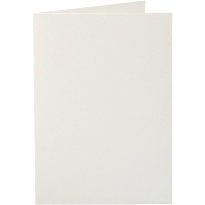Kort, kortstl. 10,5x15 cm, 220 g, råvit, 10 st./ 1 förp.
