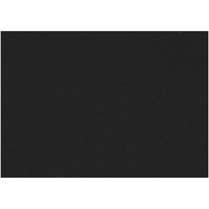 Färgad kartong, A4, ark 210x297 mm, 200 g, svart, 100 ark/ 1 förp.