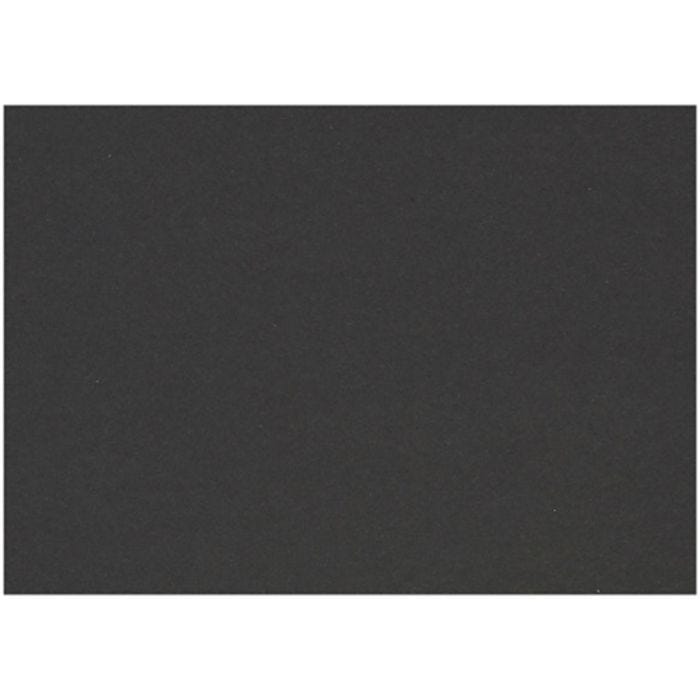 Färgad kartong, A6, ark 105x148 mm, 200 g, svart, 100 ark/ 1 förp.