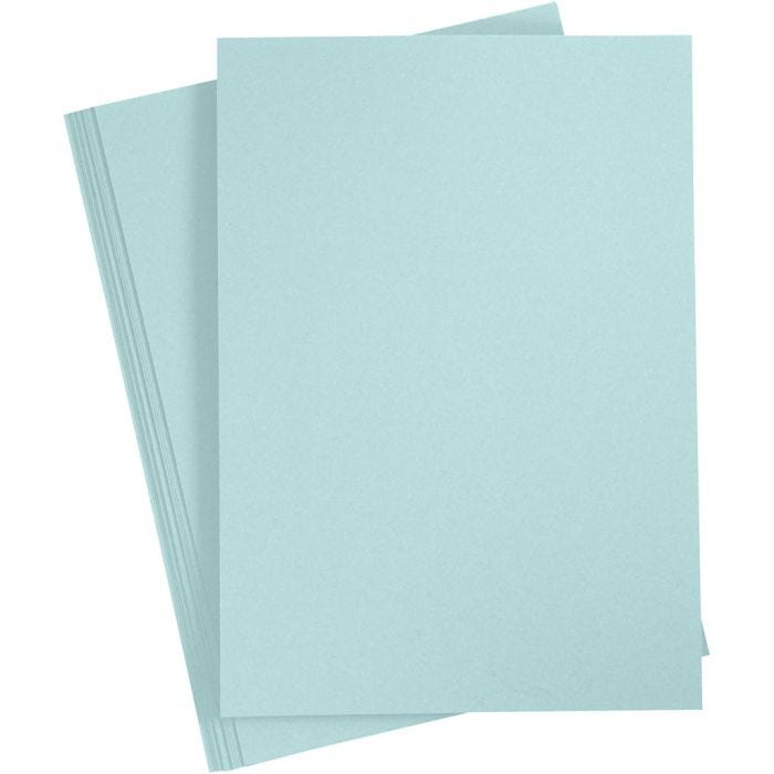Papper, A4, ark 210x297 mm, 80 g, ljusblå, 20 st./ 1 förp.