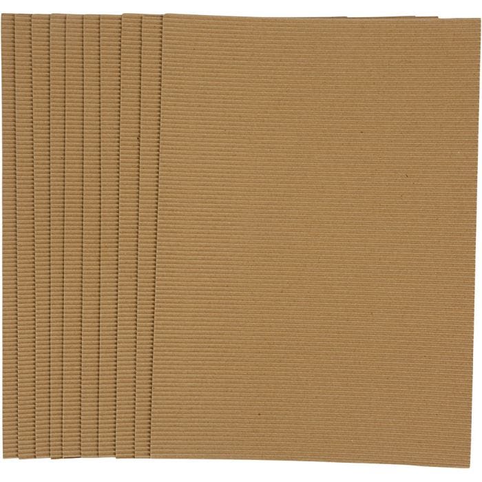 Wellpapp, ark 25x35 cm, 120 g, 10 ark/ 1 förp.