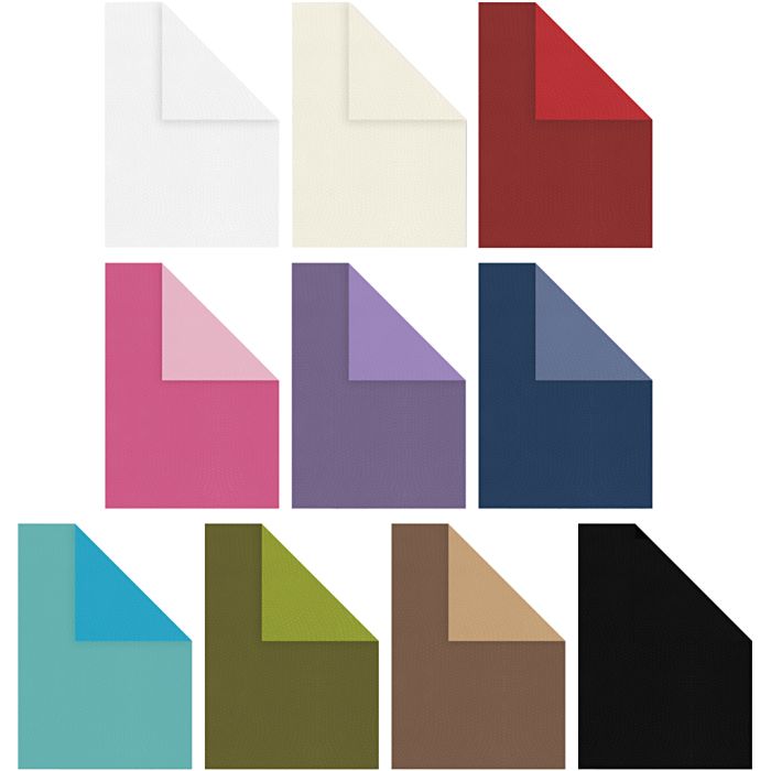 Strukturkartong, A4, ark 210x297 mm, 250 g, mixade färger, 30x10 ark/ 1 förp.
