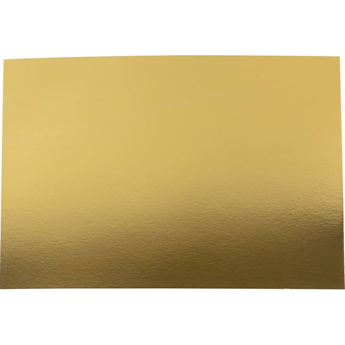 Metallkartong, A4, ark 210x297 mm, 280 g, guld, 10 ark/ 1 förp.