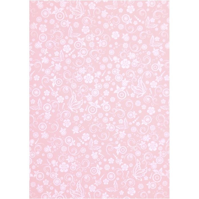 Papper, A4, ark 210x297 mm, 80 g, ljusröd, 20 ark/ 1 förp.