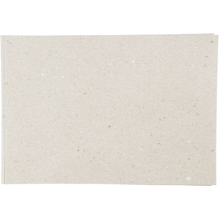Kraftpapper, A4, ark 210x297 mm, 135 g, grå brun, 20 ark/ 1 förp.