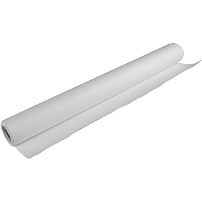 Målarduk på rulle, B: 120 cm, 380 g, vit, 5 m/ 1 rl.