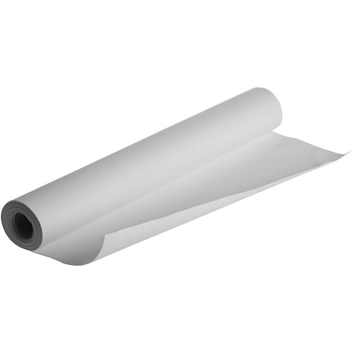 Målarduk på rulle, B: 50 cm, 380 g, vit, 5 m/ 1 rl.