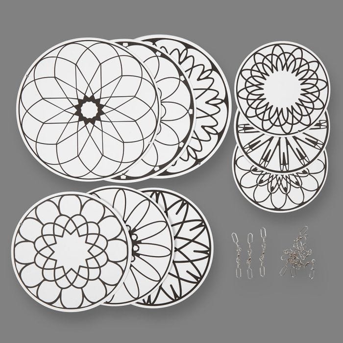 Mobilhängen med tryck, Dia. 12+15+18 cm, 300 g, 3 set/ 1 förp.