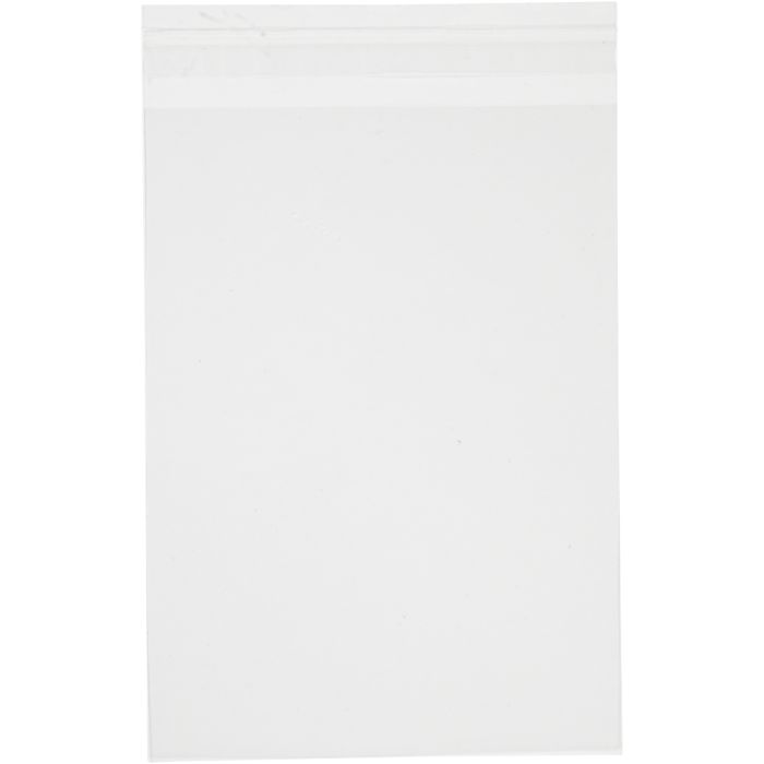Cellofanpåsar, H: 19 cm, B: 14,5 cm, tjocklek 30 my, 50 st./ 1 förp.