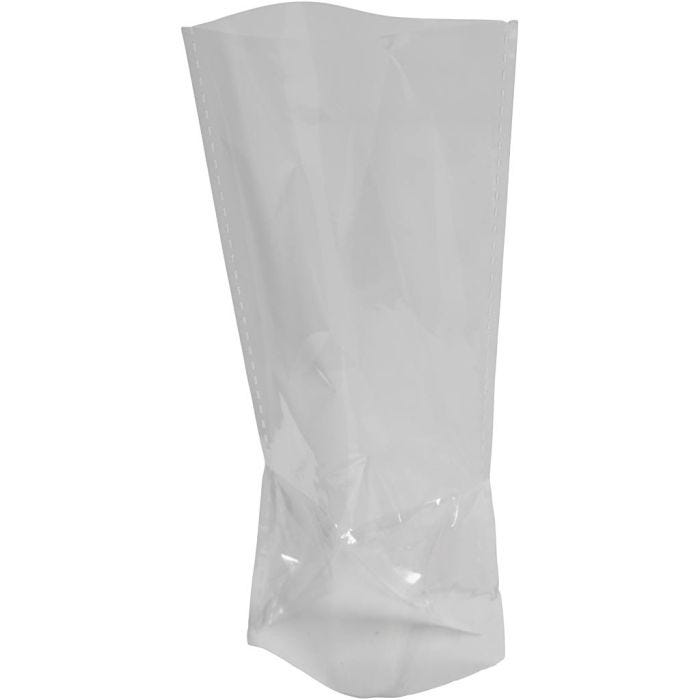 Cellofanpåse, H: 16 cm, stl. 6,5x4,5 cm, 200 st./ 1 förp.