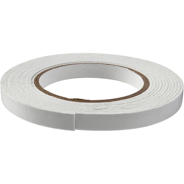 3D-Tejp, B: 12 mm, tjocklek 2 mm, 5 m/ 1 rl.