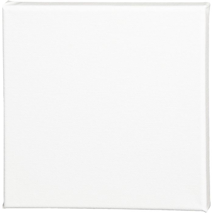 Målarduk, D: 1.6 cm, stl. 20x20 cm, 360 g, vit, 10 st./ 1 förp.